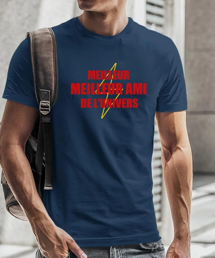 T-Shirt Meilleur Meilleur Ami de l'univers Pour homme