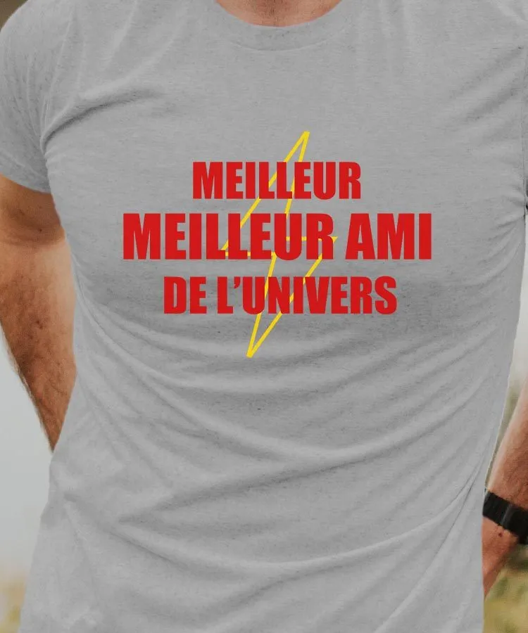 T-Shirt Meilleur Meilleur Ami de l'univers Pour homme