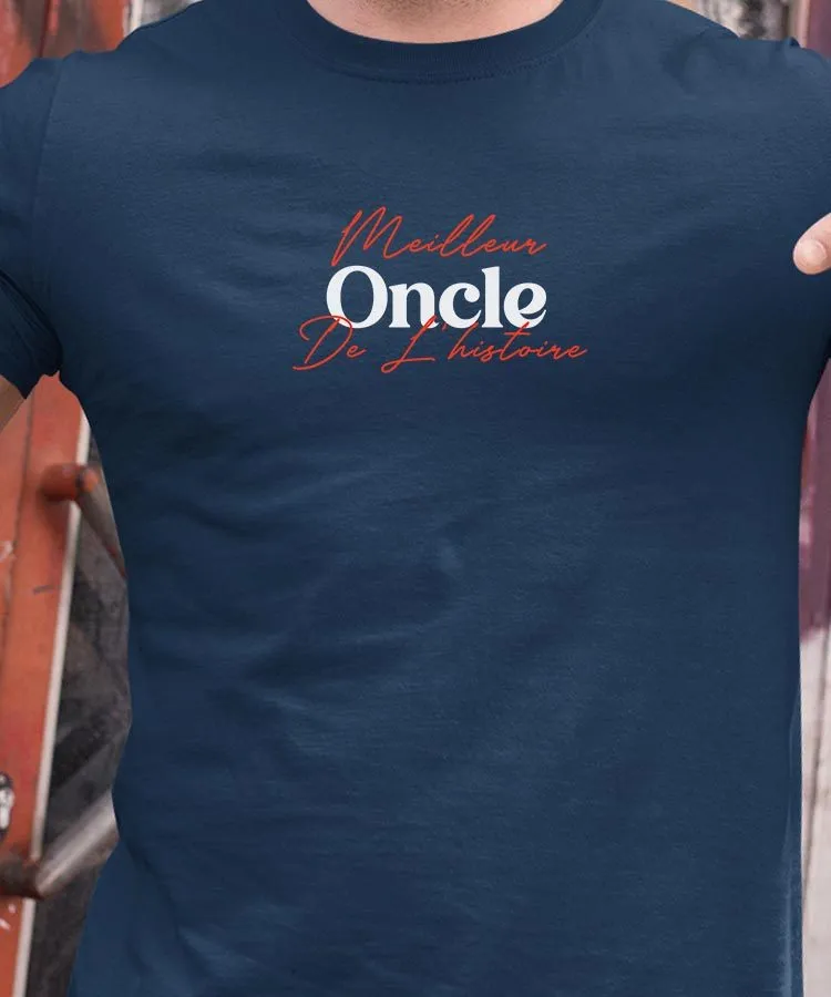 T-Shirt Meilleur Oncle de l'histoire Pour homme