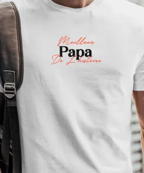 T-Shirt Meilleur Papa de l'histoire Pour homme