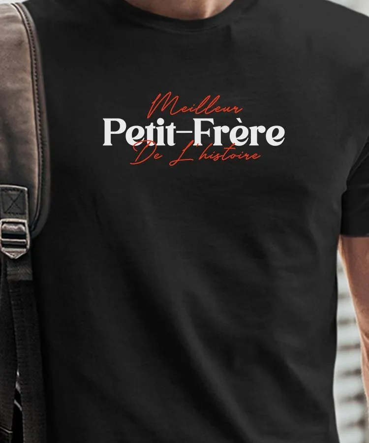 T-Shirt Meilleur Petit-Frère de l'histoire Pour homme