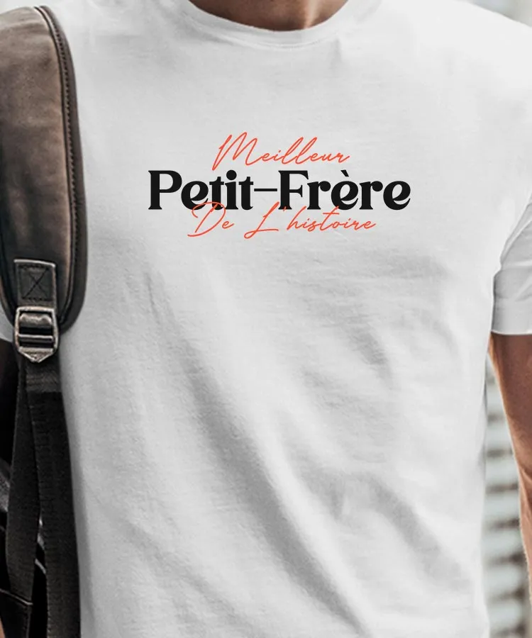 T-Shirt Meilleur Petit-Frère de l'histoire Pour homme