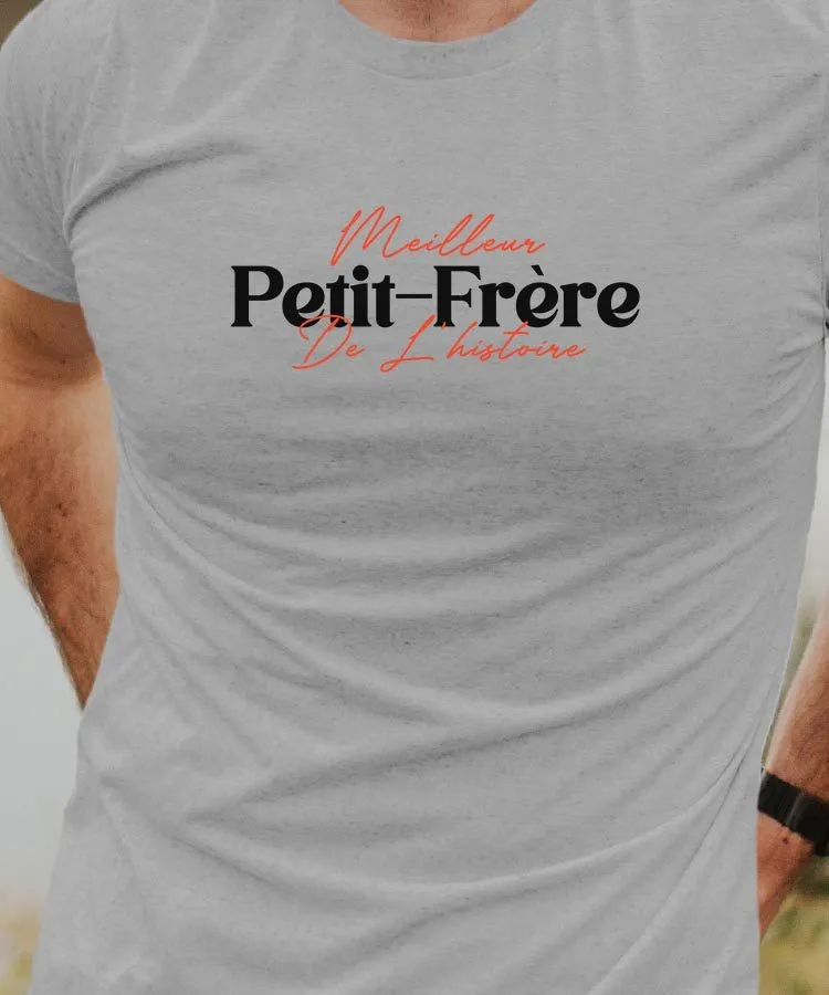 T-Shirt Meilleur Petit-Frère de l'histoire Pour homme