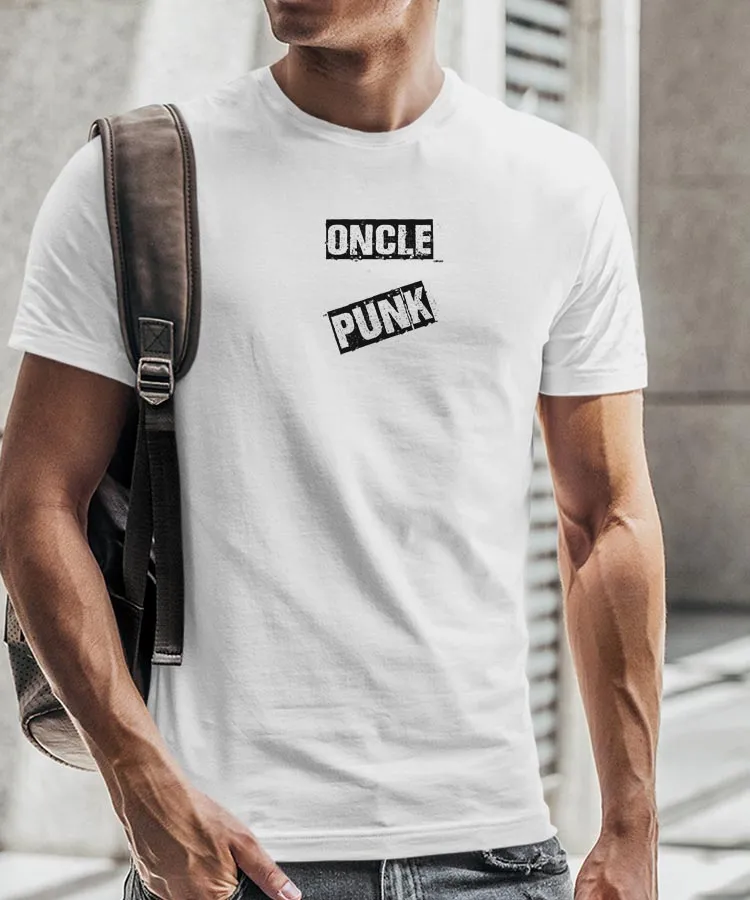 T-Shirt Oncle PUNK Pour homme