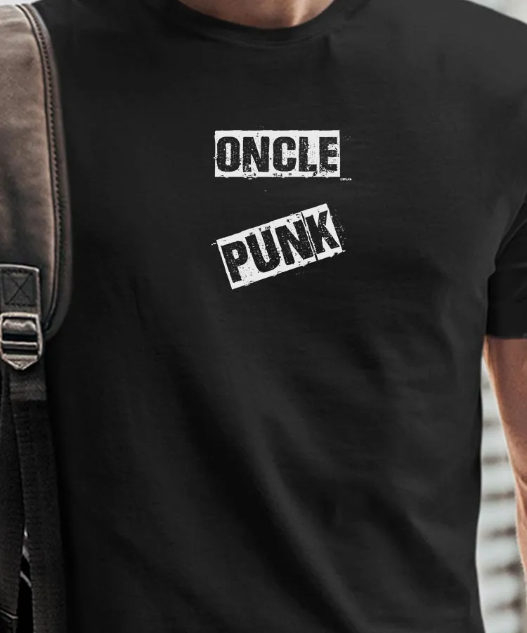 T-Shirt Oncle PUNK Pour homme