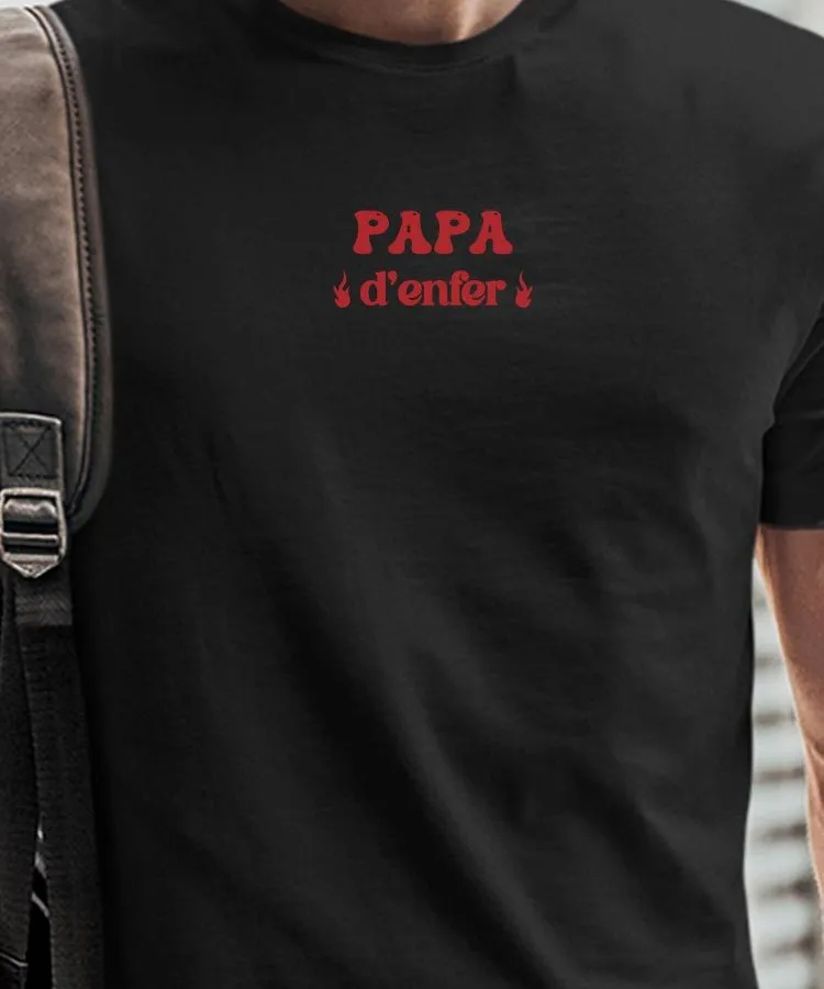 T-Shirt Papa d'enfer Pour homme