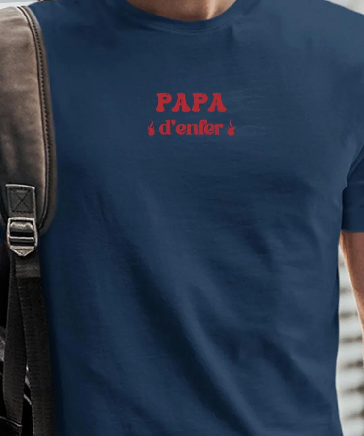 T-Shirt Papa d'enfer Pour homme