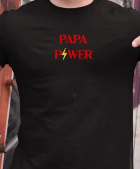 T-Shirt Papa Power Pour homme