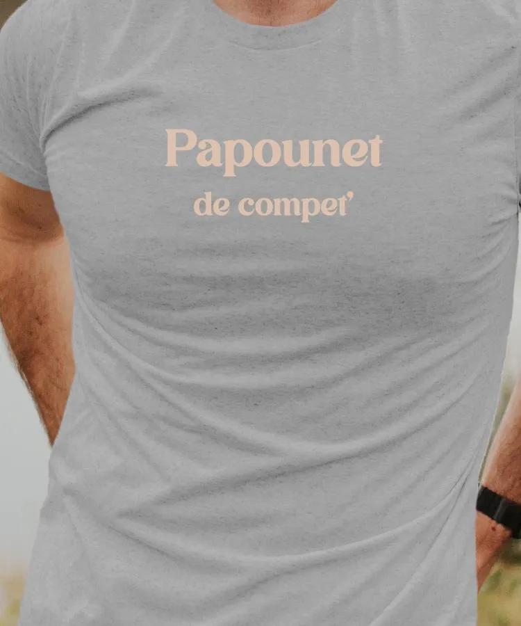 T-Shirt Papounet de compet' Pour homme