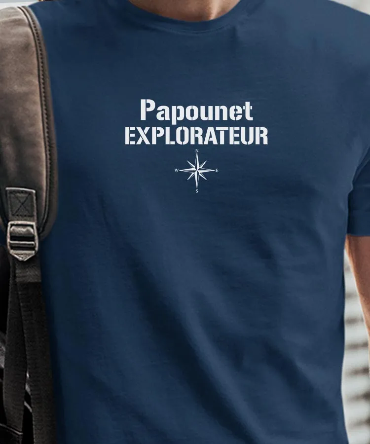 T-Shirt Papounet explorateur Pour homme