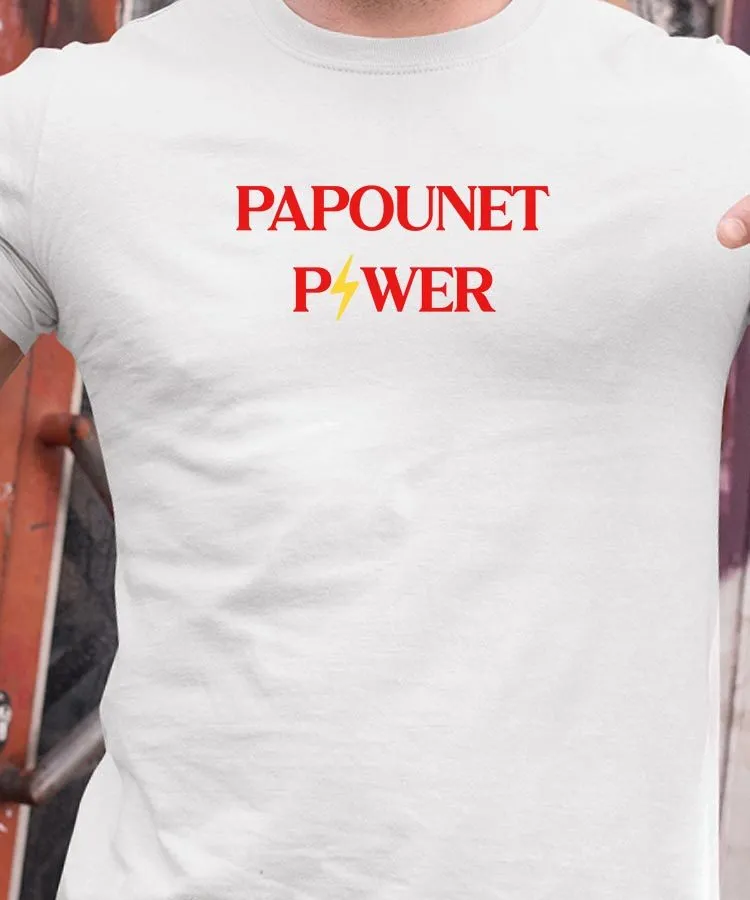 T-Shirt Papounet Power Pour homme