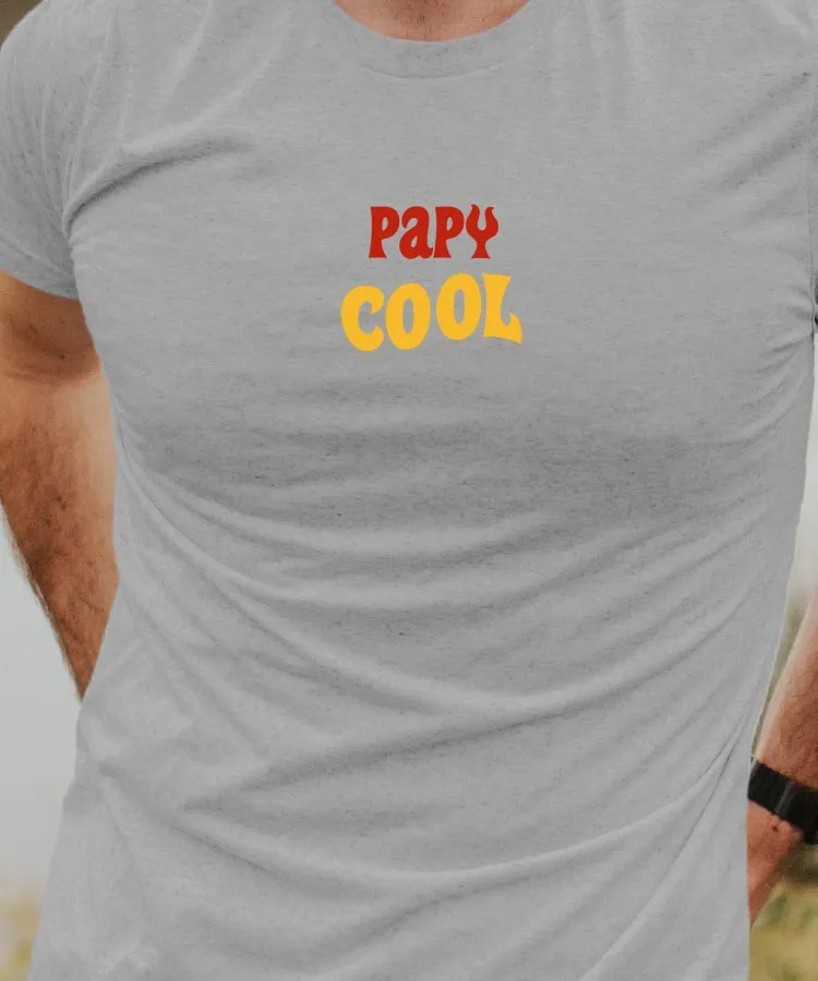 T-Shirt Papy cool disco Pour homme