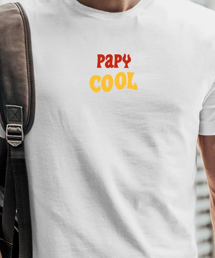 T-Shirt Papy cool disco Pour homme