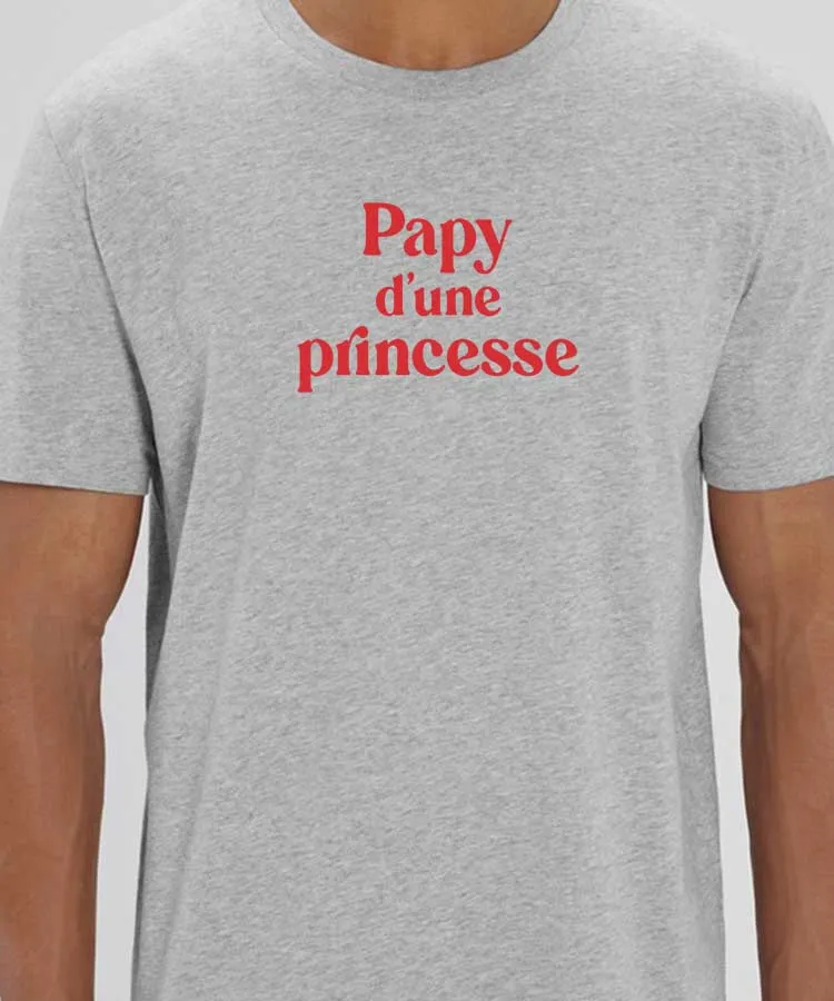 T-Shirt Papy d'une princesse Pour homme