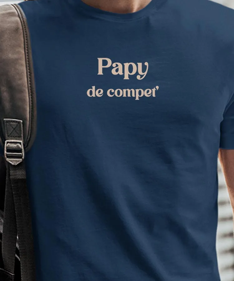 T-Shirt Papy de compet' Pour homme