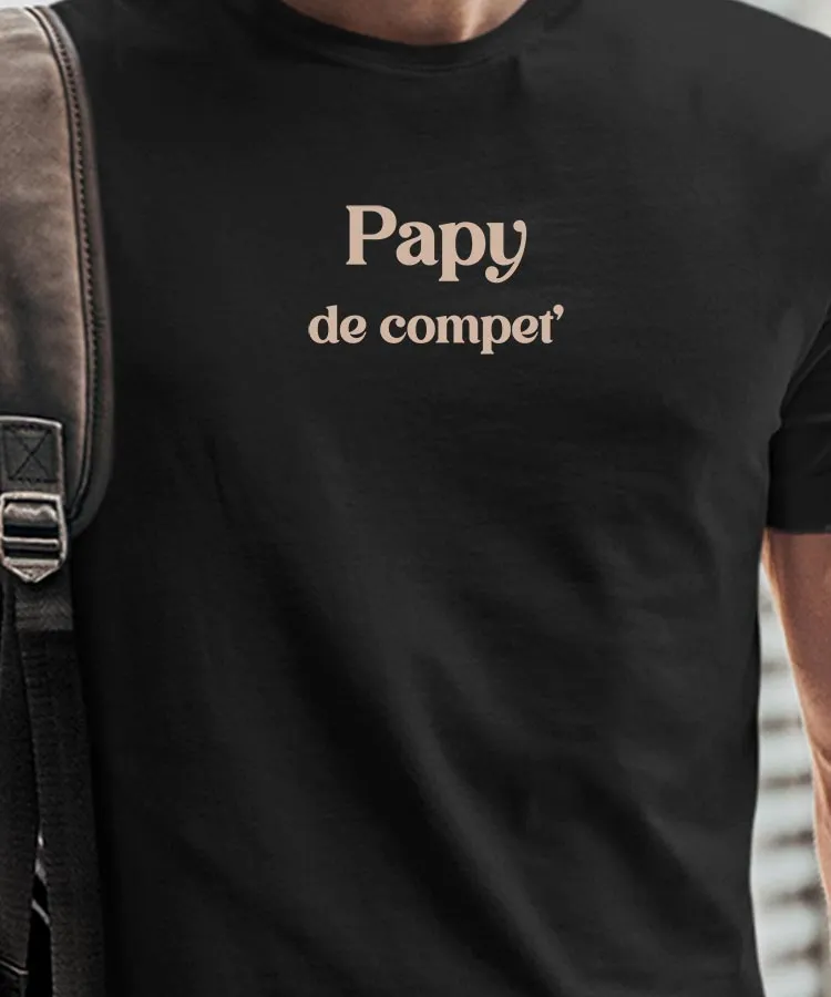 T-Shirt Papy de compet' Pour homme