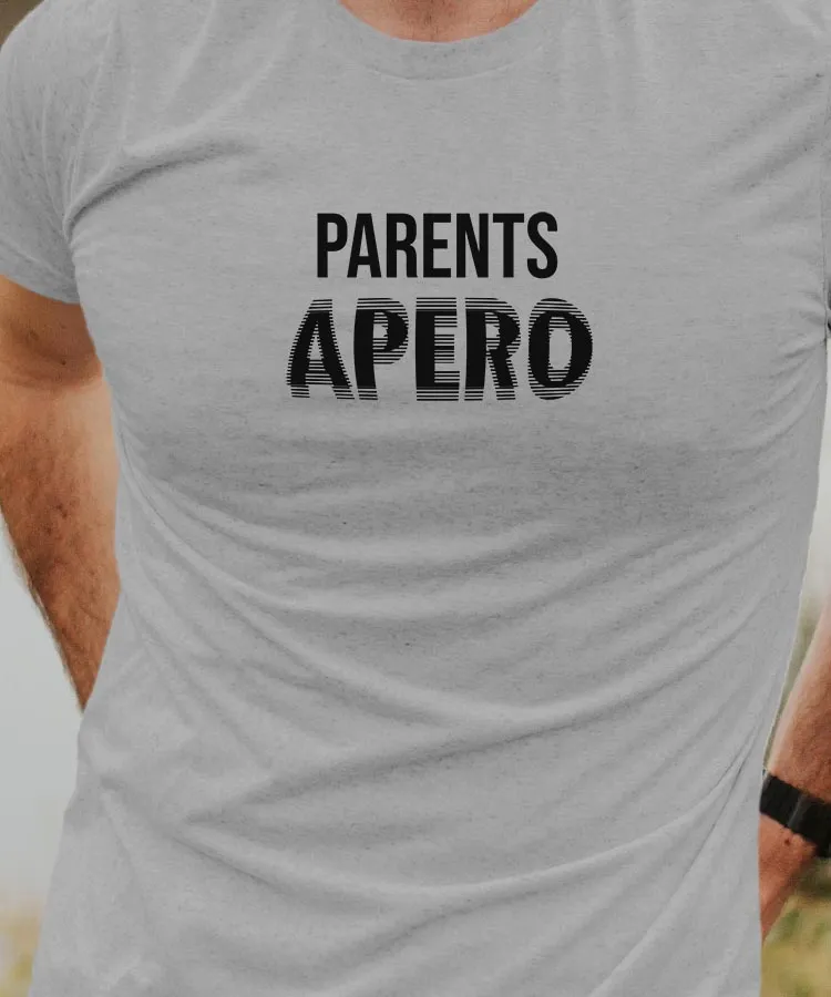 T-Shirt Parents apéro face Pour homme