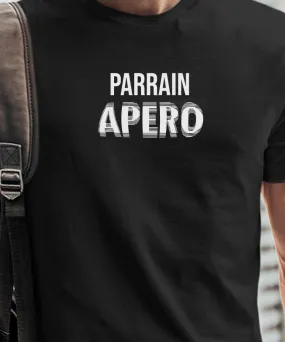 T-Shirt Parrain apéro face Pour homme