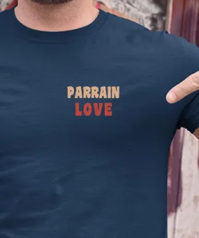 T-Shirt Parrain love Pour homme