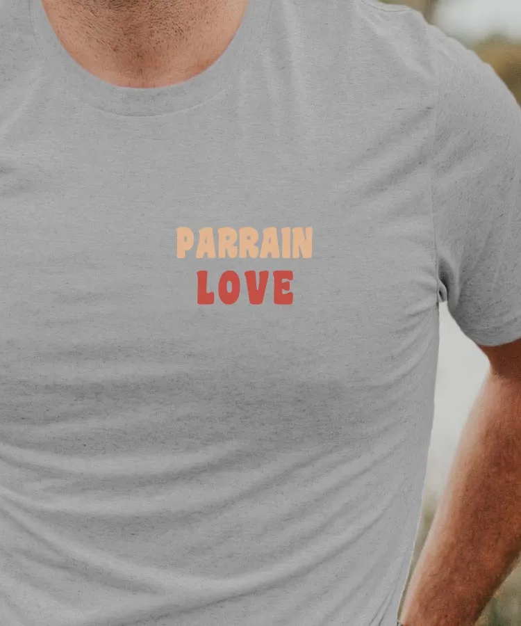 T-Shirt Parrain love Pour homme