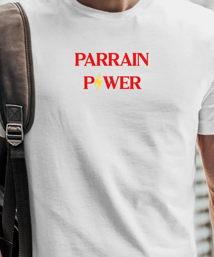 T-Shirt Parrain Power Pour homme