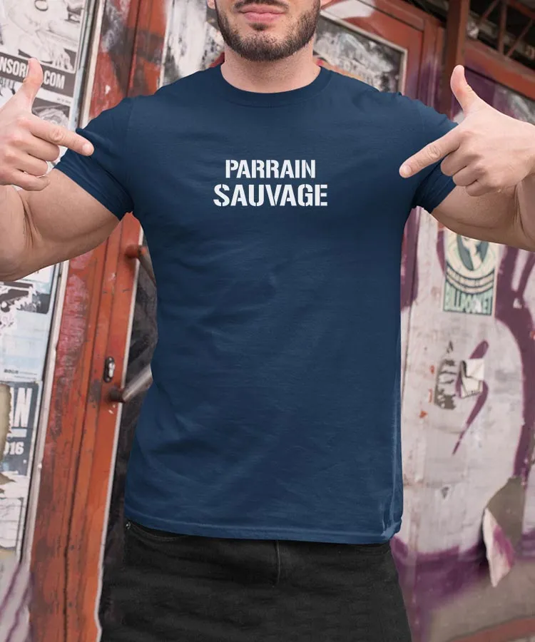 T-Shirt Parrain sauvage Pour homme