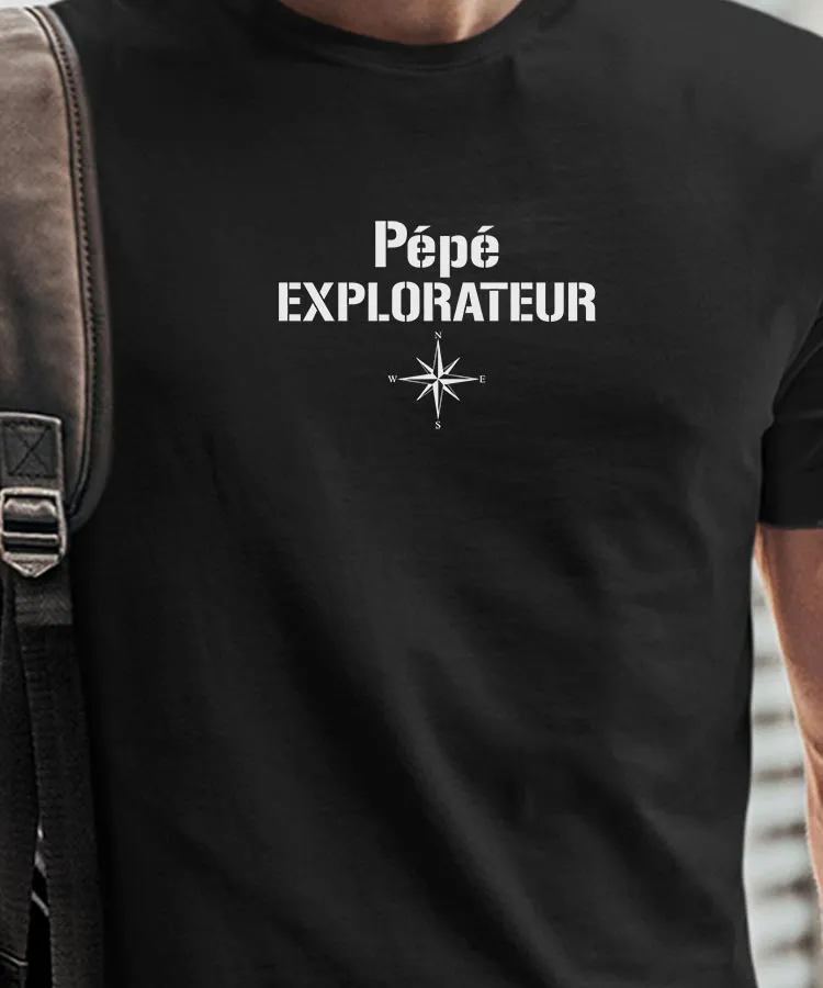 T-Shirt Pépé explorateur Pour homme