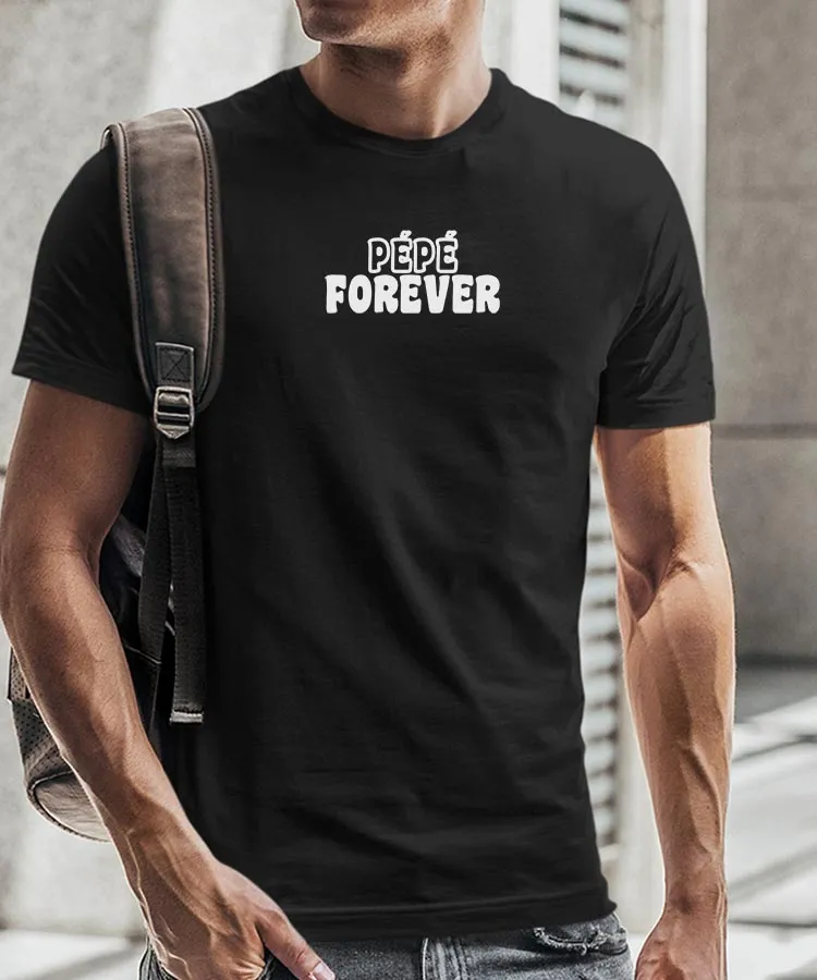 T-Shirt Pépé forever face Pour homme