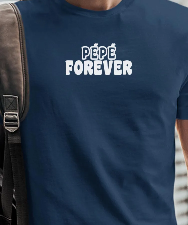 T-Shirt Pépé forever face Pour homme