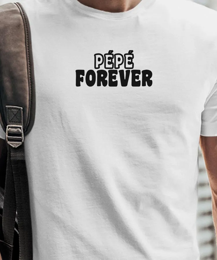 T-Shirt Pépé forever face Pour homme