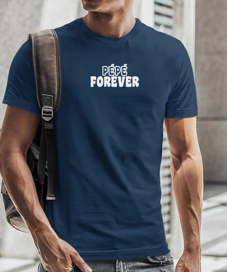 T-Shirt Pépé forever face Pour homme