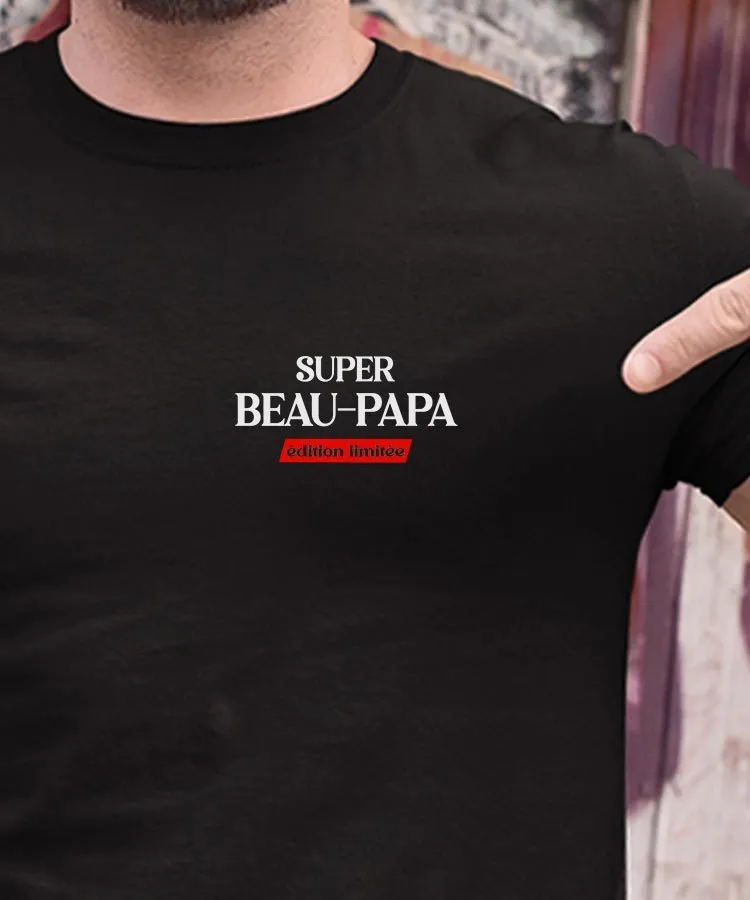 T-Shirt Super Beau-Papa édition limitée Pour homme