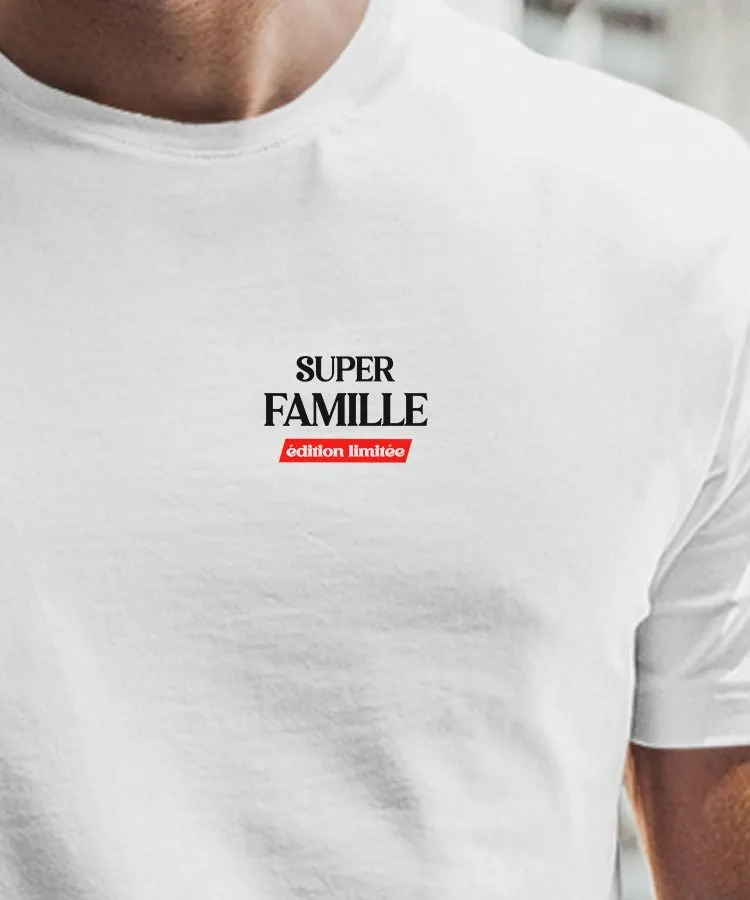 T-Shirt Super Famille édition limitée Pour homme