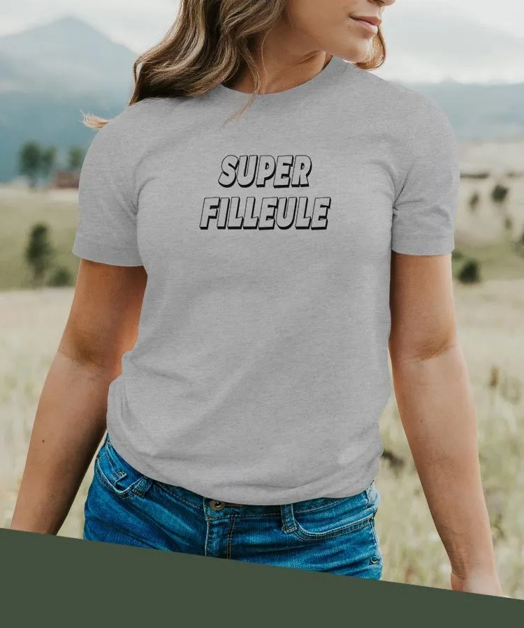 T-Shirt Super Filleule Pour femme