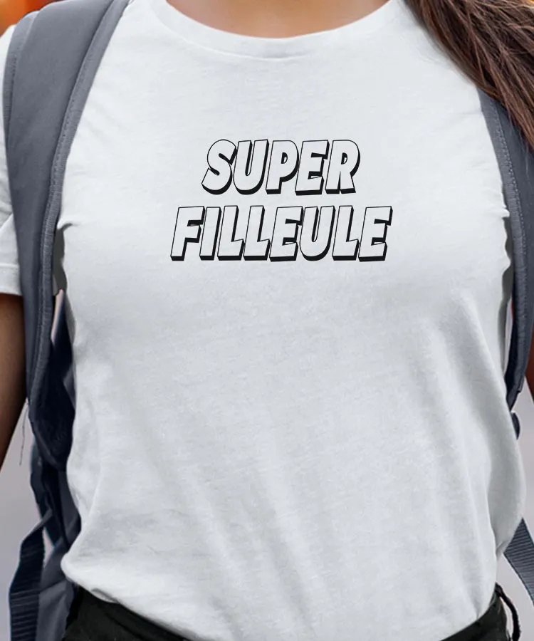 T-Shirt Super Filleule Pour femme