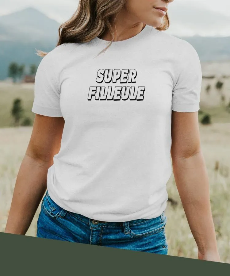 T-Shirt Super Filleule Pour femme