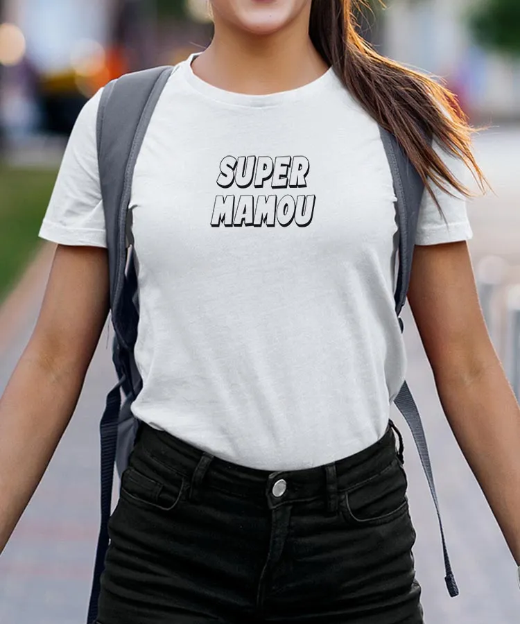 T-Shirt Super Mamou Pour femme