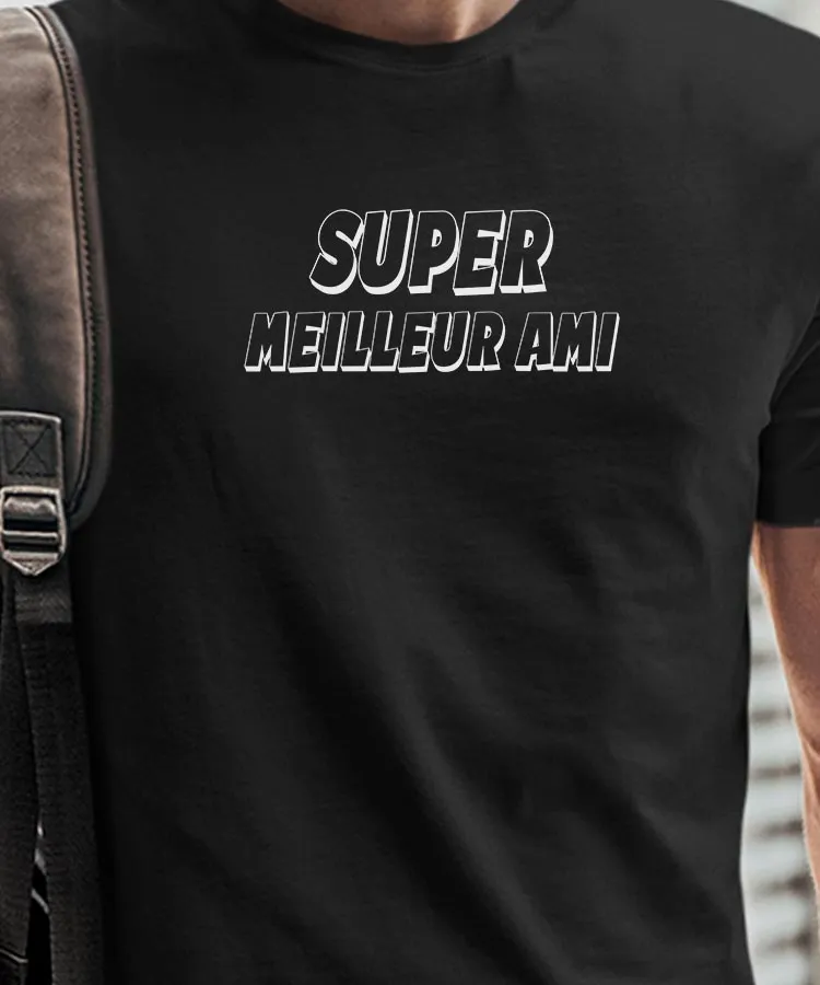 T-Shirt Super Meilleur Ami Pour homme