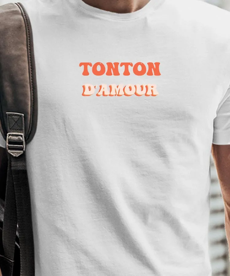 T-Shirt Tonton d'amour Pour homme