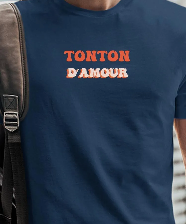 T-Shirt Tonton d'amour Pour homme