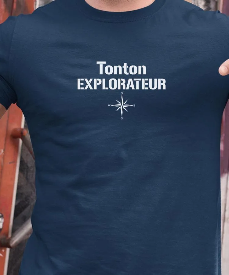 T-Shirt Tonton explorateur Pour homme