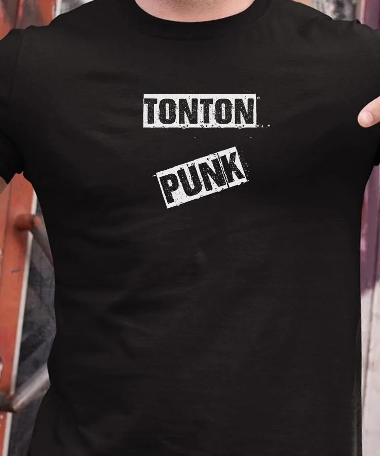 T-Shirt Tonton PUNK Pour homme