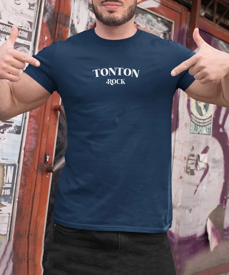 T-Shirt Tonton rock Pour homme