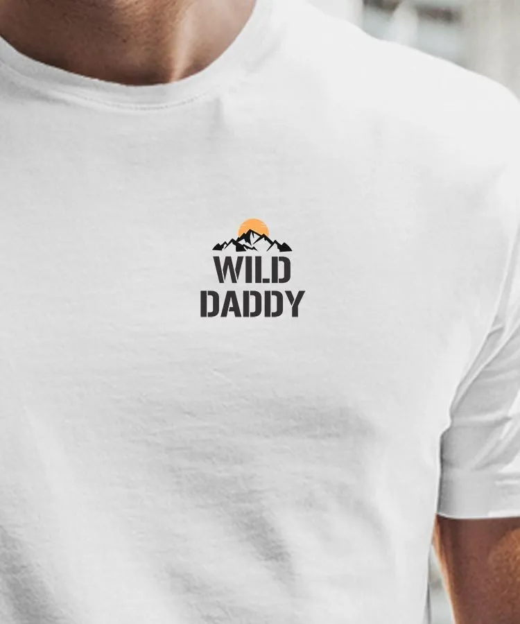 T-Shirt Wild Daddy coeur Pour homme