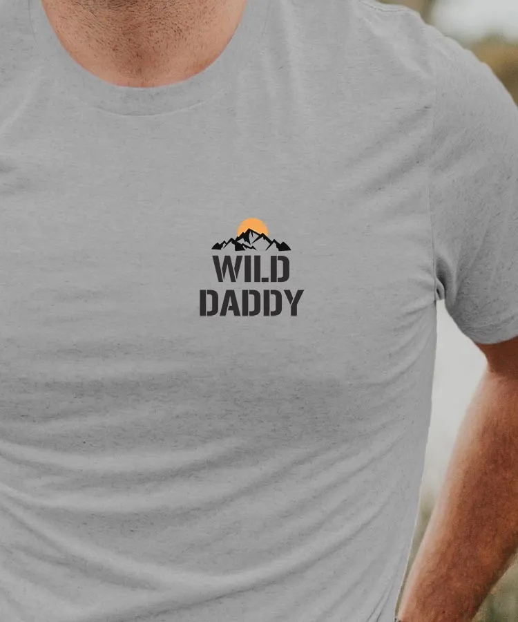 T-Shirt Wild Daddy coeur Pour homme