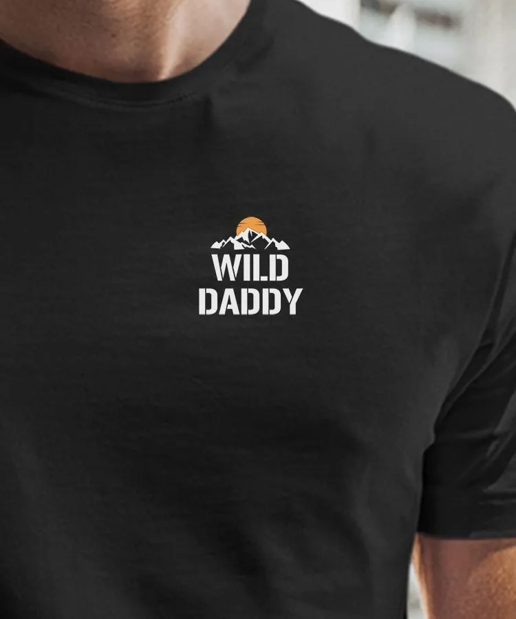 T-Shirt Wild Daddy coeur Pour homme