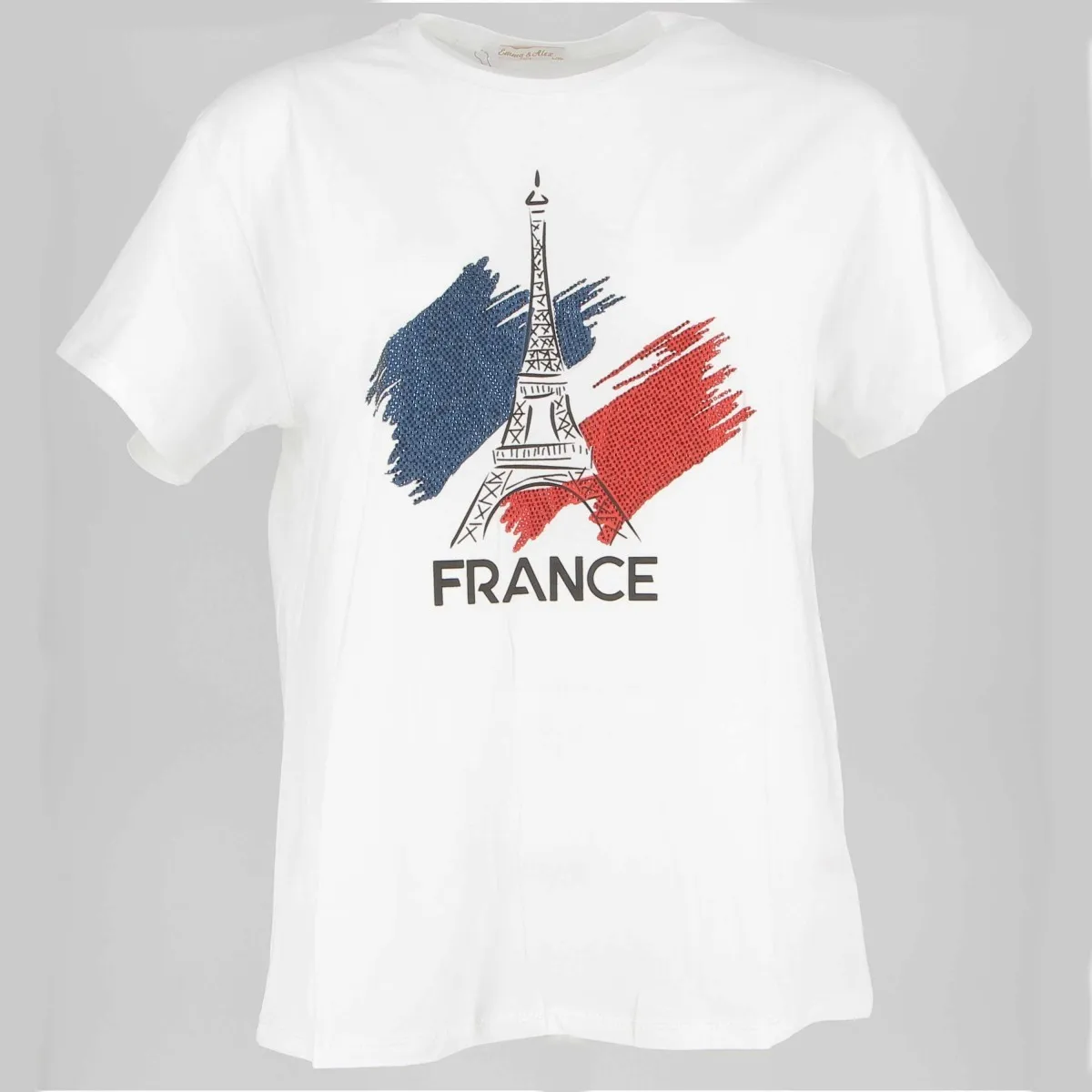 Tee-shirt France - Tour Eiffel - Matière noble 19.90€