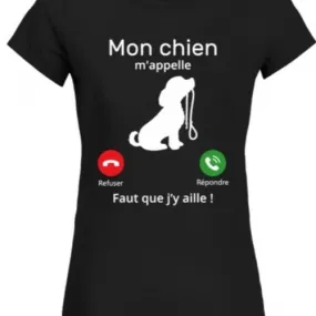 Tee-shirt mon chien personnalisé