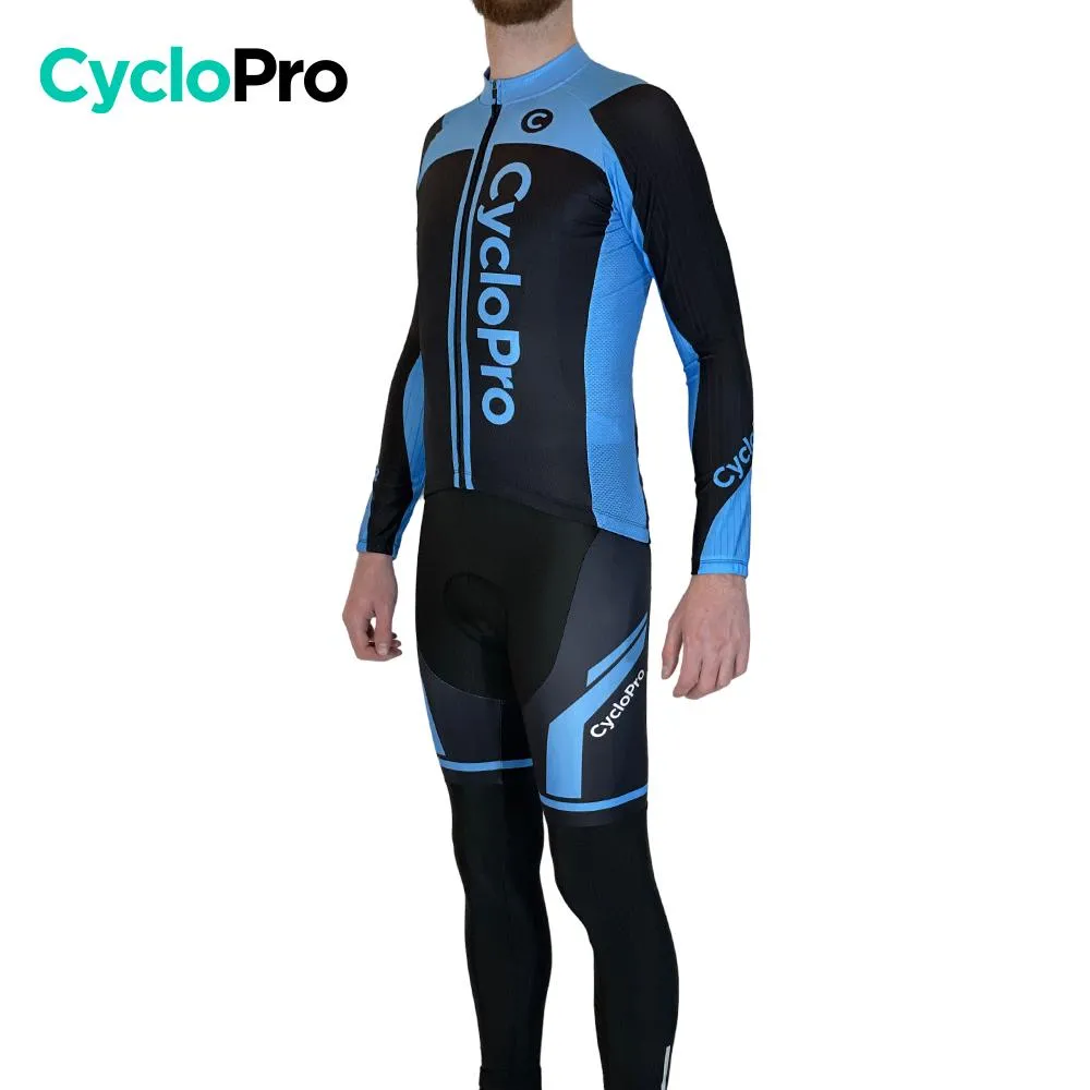 Tenue cycliste automne bleue - Flash+