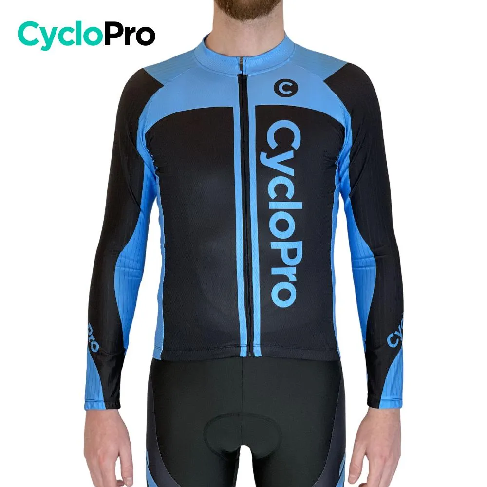 Tenue cycliste automne bleue - Flash+